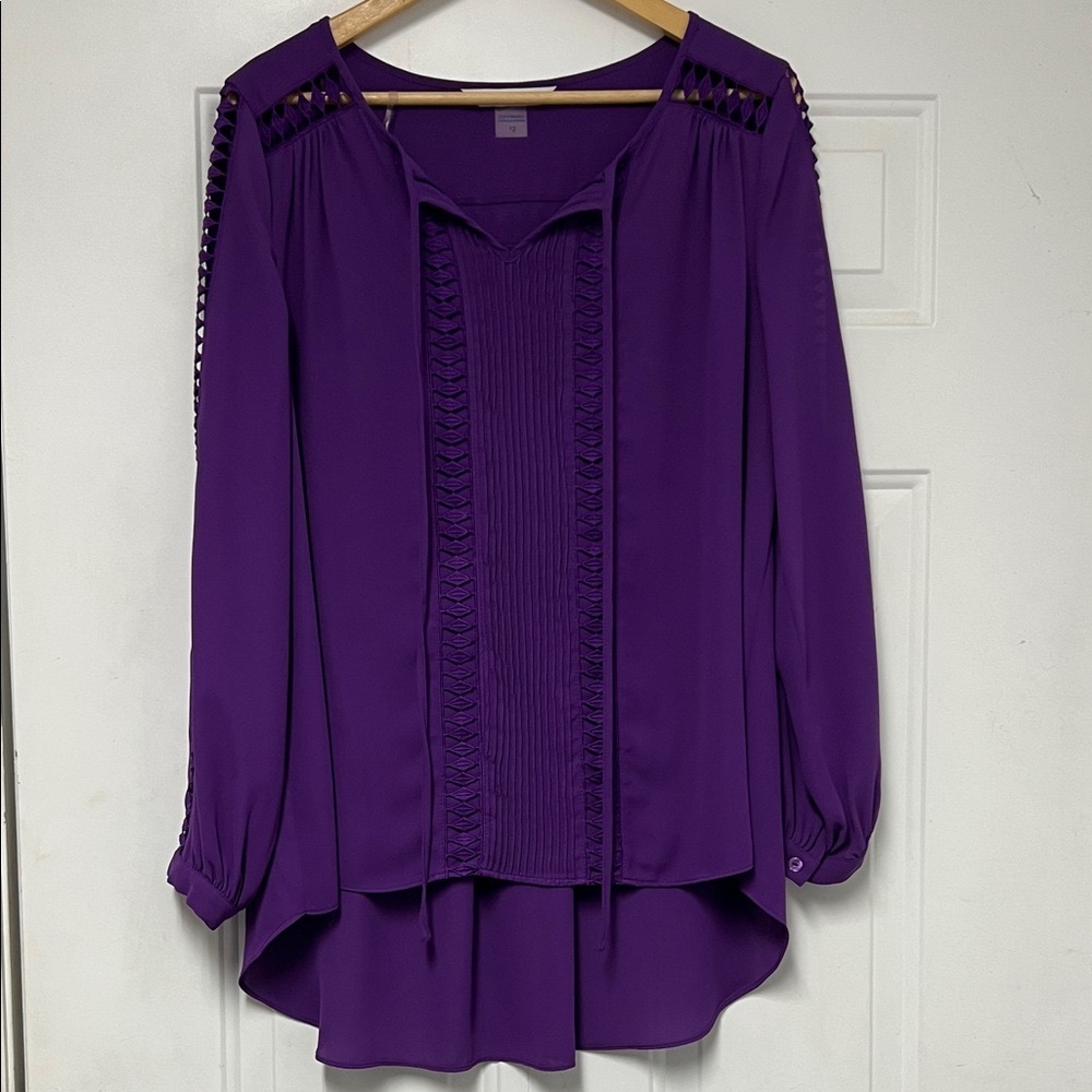 Peter Nygard Elegant Purple Blouse